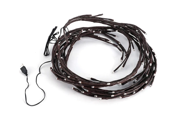 144 LED Dal Dekoratif Işık – Esnek Duvar ve Oda Lambiri, Düşük Voltajlı USB